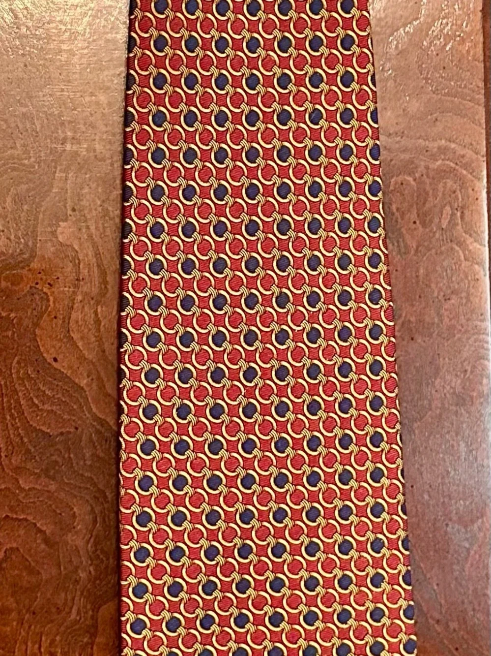 Red Patterned Men's Tie - Brooks Brothers